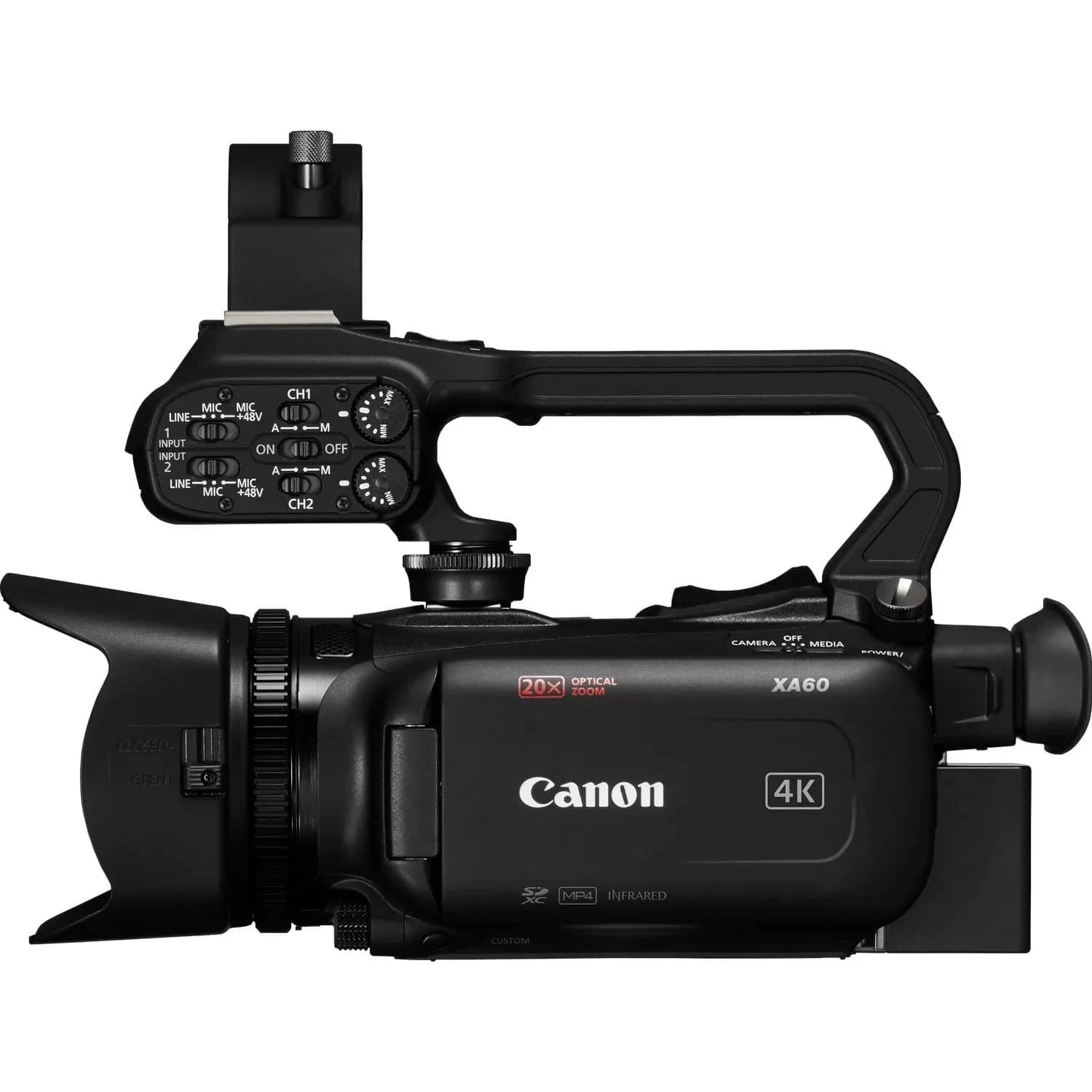 Canon XA60 4K UHD Pro Camcorder 20x Zoom XLR HDMI USB-C Streaming
