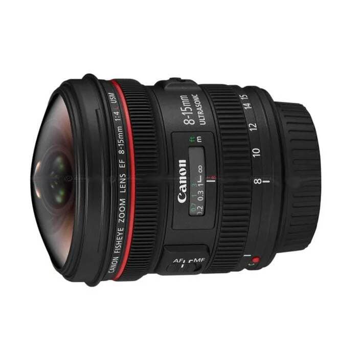 Canon EF 8-15mm f/4L Fisheye USM L Series Lens for Canon EOS DSLR Cameras
